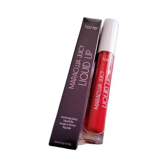 NIB~TARTE COSMETICS Marajuca Juicy Liquid Lip Color in Cherry - Picture 1 of 2